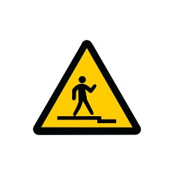 Accès accidenté vers le bas
