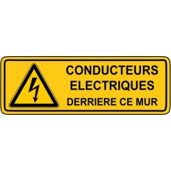 Conducteurs electriques derrière ce mur