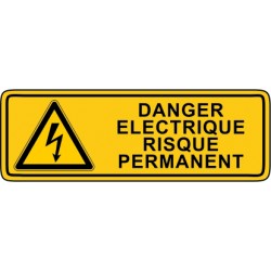 Danger electrique risque permanent