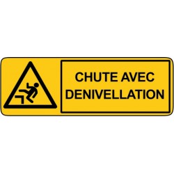 Chute avec denivellation