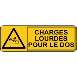 Charge lourdes pour le dos