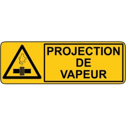 Projection de vapeur