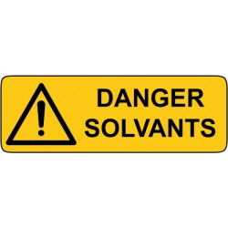 Danger solvants