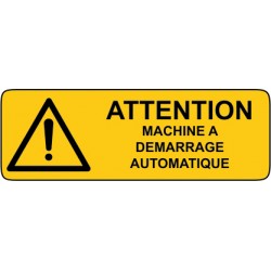 Attention machine a démarrage automatique