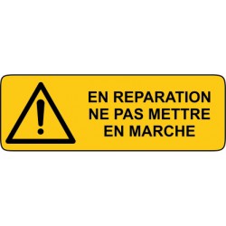 En réparation ne pas mettre en marche