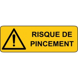 Risque de pincement