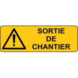 Sortie de chantier