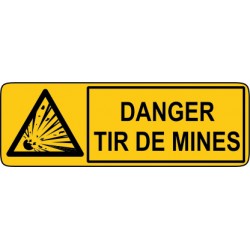 Danger tir de mines