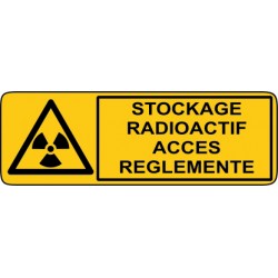 Stockage radioactif accès reglementé