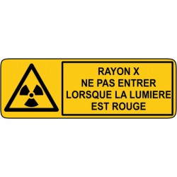 Rayon X ne pas entrer lorsque la lumière est rouge
