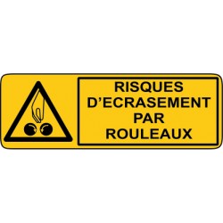 Risque d'écrasement par rouleaux