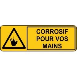 Corrosif pour vos mains