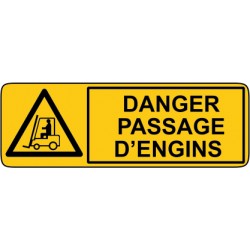 Danger passages d'engins