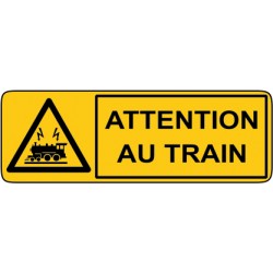Attention au train
