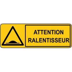 Attention ralentisseur