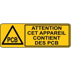 Attention cet appareil contient des PCB