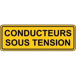 Conducteur sous tension