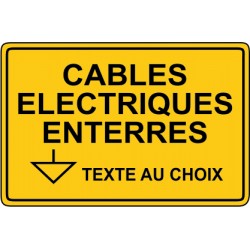 Cable electrique enterre