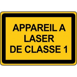 Appareil a laser de classe 4