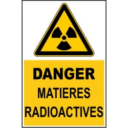 Danger matière radioactives