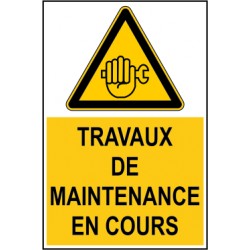 Travaux de maintenance en cours