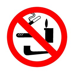Interdiction d'amener des articles de tabac