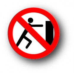 Interdiction de pousser