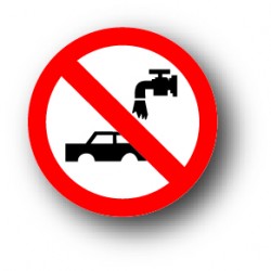 Interdiction de laver son véhicule