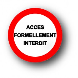 Interdiction de plonger