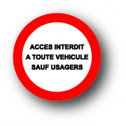 Passage dangereux zone interdite