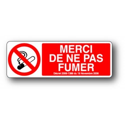 Merci de ne pas fumer