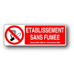 Etablissement sans fumee