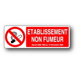 Etablissement non fumeur