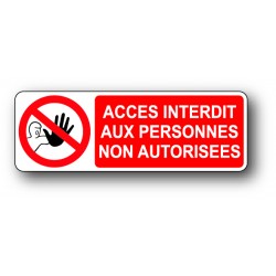 Acces interdit aux personne non autorisees