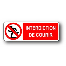 Interdiction de courir