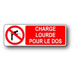 Charge lourde pour le dos