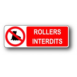 Rollers interdits