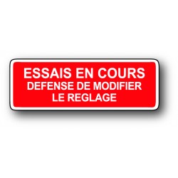 Acces interdit danger permanent
