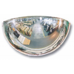 Miroir hémisphérique de sécurité pour allée large PMMA