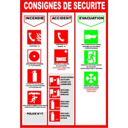 Consignes de sécurité 1