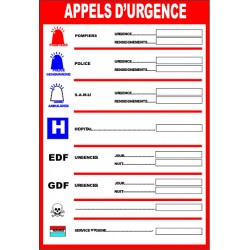 Appels d'urgence