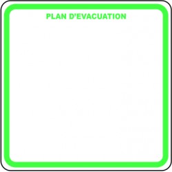 Modèle simple plan évacuation