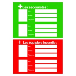 Les secouristes  les équipes incendies