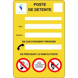 Poste de détente