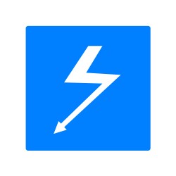 Croisement d'un câble électrique