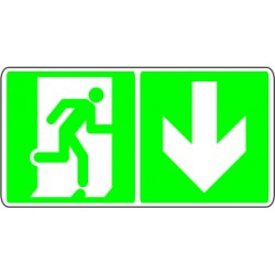 Sortie de secours bas