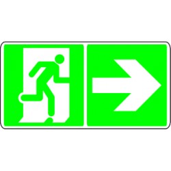 Sortie de secours droite