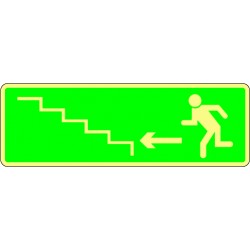 Escalier de secours montant gauche