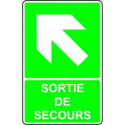 Sortie de secours haut gauche