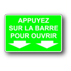 Appuyez sur la bar pour ouvrir